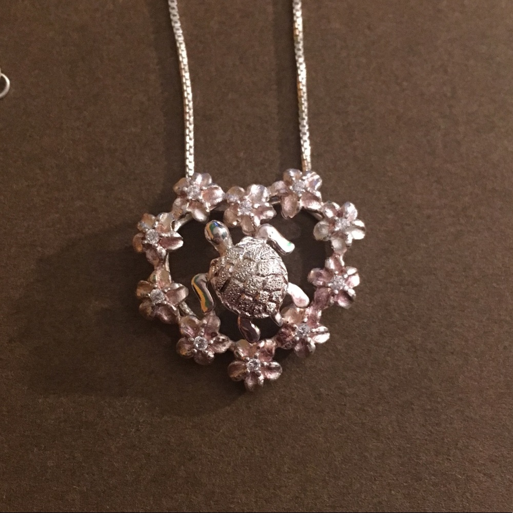 Sterling Silver Hawaiian Necklace